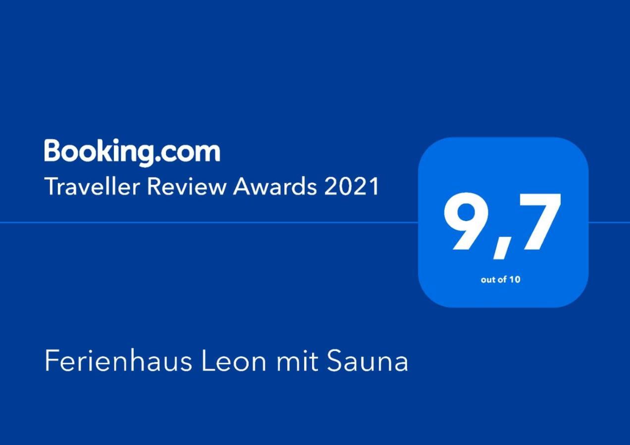 Ferienhaus Leon Mit Sauna Rehburg-Loccum Eksteriør billede